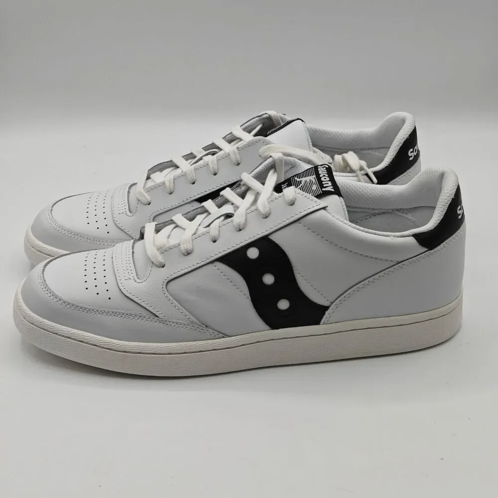 Saucony Jazz Court S70759-1 White Black Retro Sneakers Men’s 11 Women’s 12.5